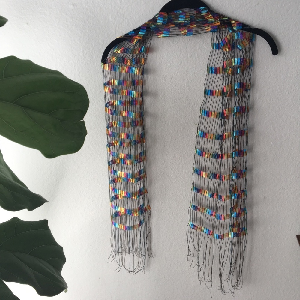 🌈 versatile women’s rainbow shawl/scarf/wrap